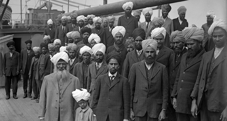 Indian immigrants on the Komagata Maru