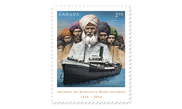 May 6, 2014 - Timbre commémorant le Komagata Maru de Postes Canada