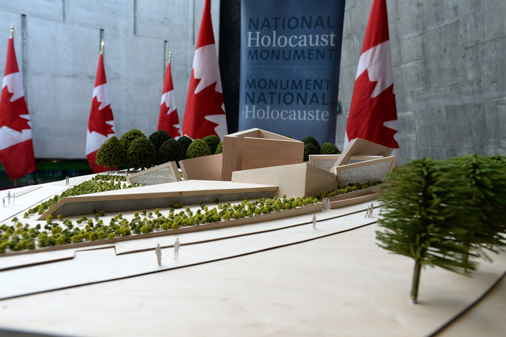 Modèle du monument commémoratif de l’Holocauste à Ottawa, par Daniel Libeskind