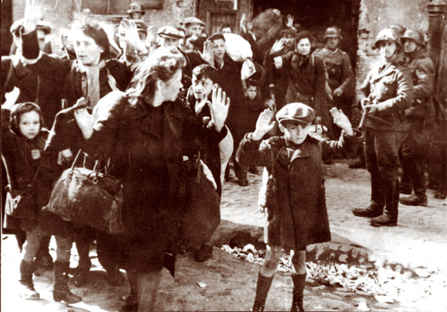 Little boy in the Warsaw Ghetto